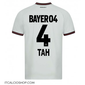 Bayer Leverkusen Jonathan Tah #4 Seconda Maglia 2023-24 Manica Corta